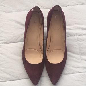Calvin Klein Burgundy heels